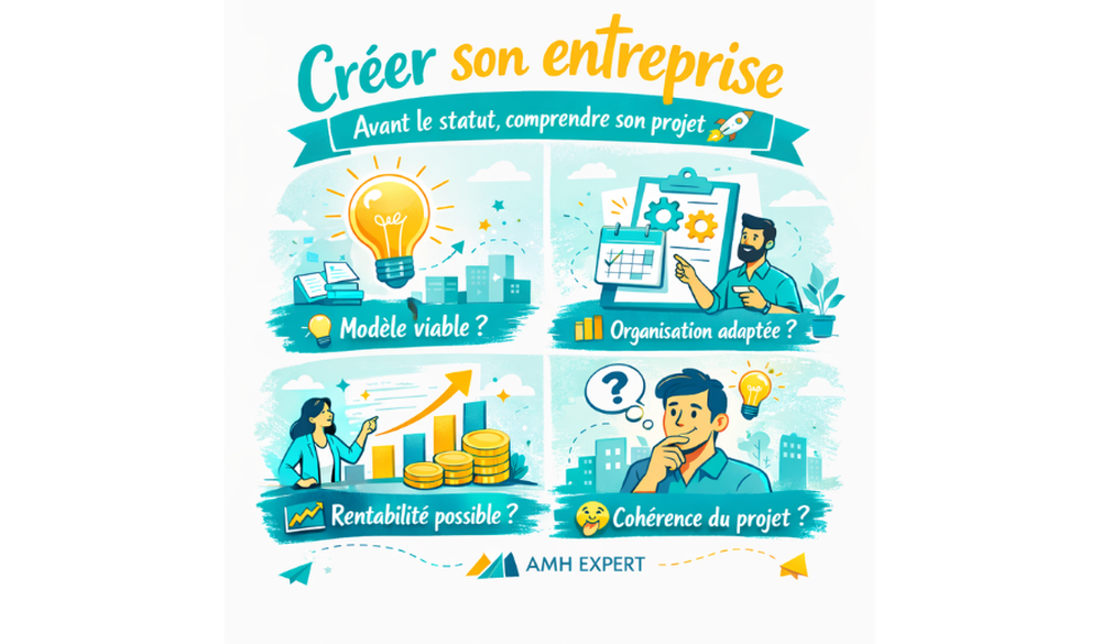 CRÉER SON ENTREPRISE : AVANT LE STATUT, COMPRENDRE SON PROJET